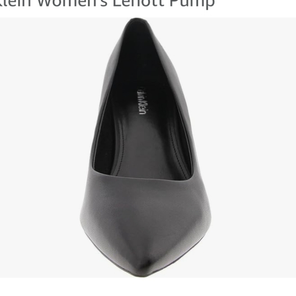 Elegant Black Women's Calvin Klein Suede Pumps - Picture 3 of 13